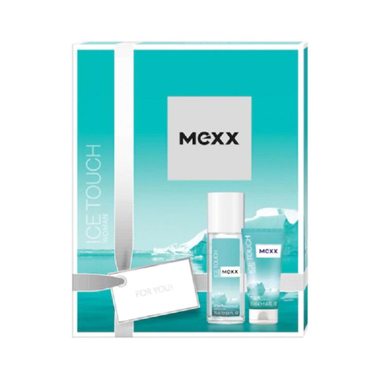 Giftset Mexx Ice Touch Woman Body Fragrance 75ml + Shower Gel 50ml Giftset Mexx Ice Touch Woman Body Fragrance 75ml + Shower Gel 50ml