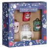 Giftset Yankee Candle 1 Small Jar 3 Votive Candles - Christmas 2021