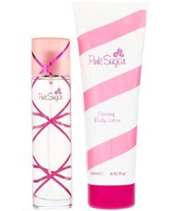 Giftset Aquolina Pink Sugar Edt 100ml + Body Lotion 250ml