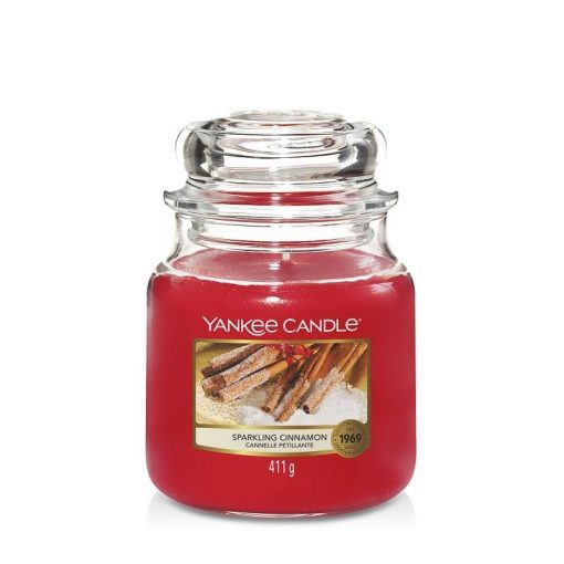 Yankee Candle Classic Medium Jar Sparkling Cinnamon 411g