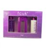 FCUK 3 Her Edt 100ml + Fragrance Mist 250ml + Body Lotion 250ml