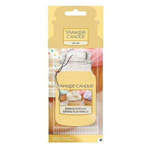 Yankee Candle Car Jar Air Freshener Vanilla Cupcake