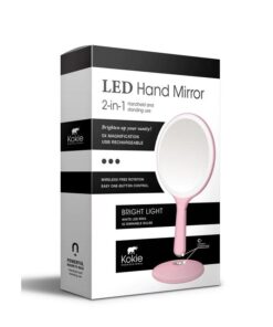 Kokie LED Handheld Ring Mirror - USB Rechargeable