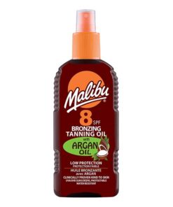 Malibu Bronzing Tanning Oil with Argan SPF8 200ml