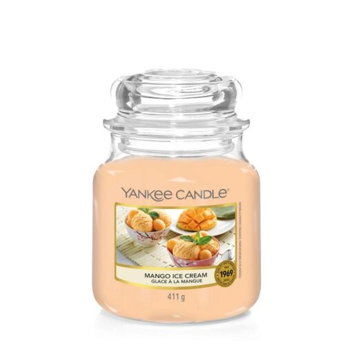 Yankee Candle Classic Medium Jar Mango Ice Cream 411g