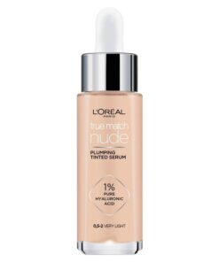 L'Oreal True Match Nude Plumping Tinted Serum Foundation 0,5-2 Very Light 30ml