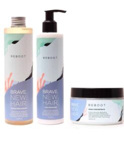 3-pack Brave. New. Hair. Reboot Schampoo + Conditioner + Mask