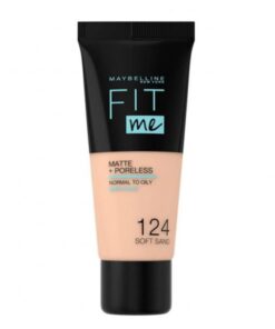Maybelline Fit Me Matte + Poreless Foundation - 124 Soft Sand
