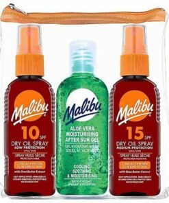 Malibu Dry Oil SPF10 & SPF15 + After Sun 3-pack