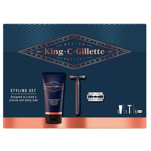 Gillette King C. Styling Kit 7 Pieces