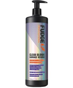 Fudge Clean Blonde Damage Rewind Violet-Toning Conditioner 1000ml