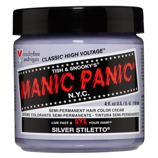 Manic Panic Classic Cream Silver Stiletto