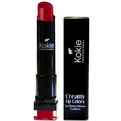Kokie Creamy Lip Color Lipstick - Kokie Red