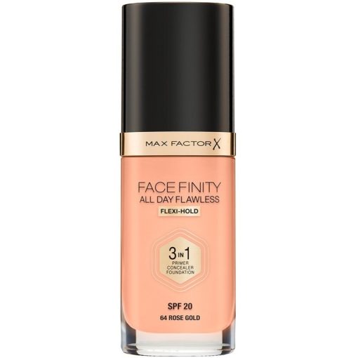 Max Factor Facefinity 3 In 1 Foundation 64 Rose Gold