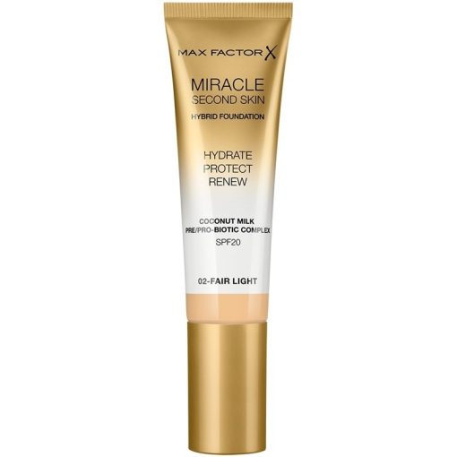 Max Factor Miracle Second Skin Foundation 02 Fair Light