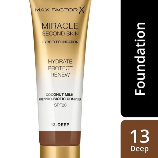 Max Factor Miracle Second Skin Foundation 13 Deep