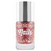 Beauty UK Glitter Nail Polish - Astral Stars Red