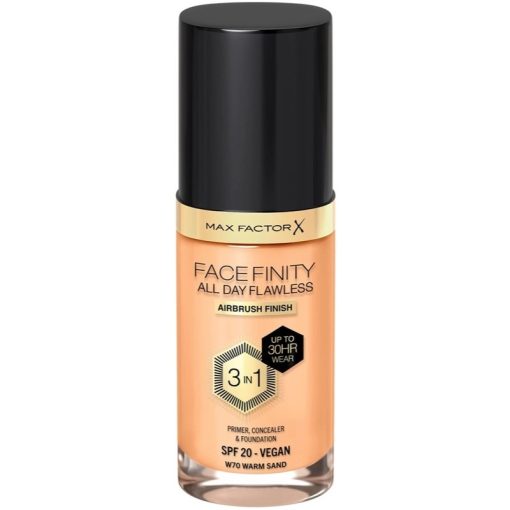 Max Factor Facefinity 3 In 1 Foundation 70 Warm Sand