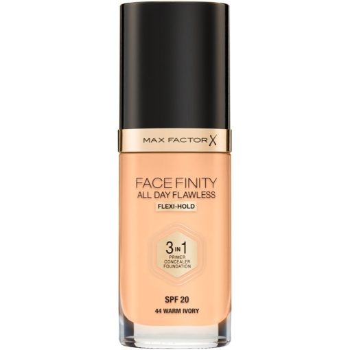 Max Factor Facefinity 3 In 1 Foundation 44 Warm Ivory