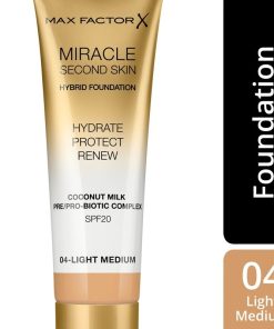 Max Factor Miracle Second Skin Foundation 04 Light Medium