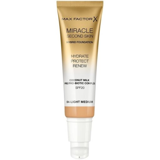 Max Factor Miracle Second Skin Foundation 04 Light Medium