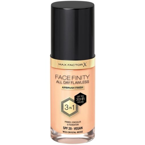 Max Factor Facefinity 3 In 1 Foundation 33 Crystal Beige