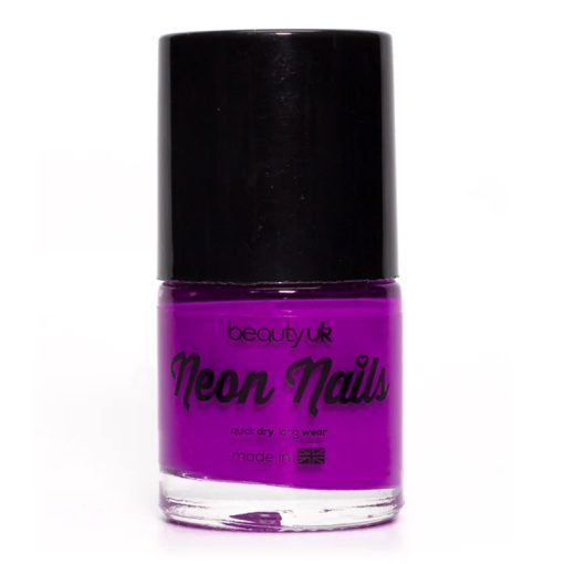 Beauty UK Neon Nail Polish - Purple