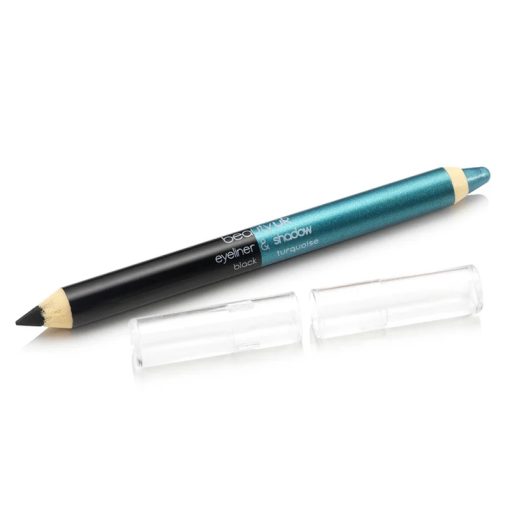 Beauty UK Double Ended Jumbo Pencil no.3 - Black&Turquoise