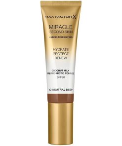 Max Factor Miracle Second Skin Foundation 12 Neutral Deep