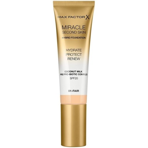 Max Factor Miracle Second Skin Foundation 01 Fair