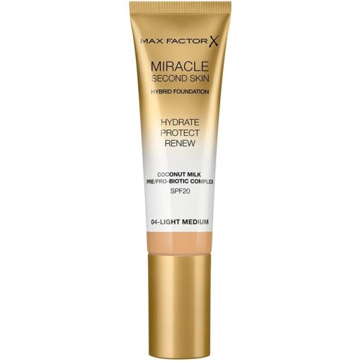 Max Factor Miracle Second Skin Foundation 04 Light Medium