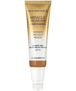 Max Factor Miracle Second Skin Foundation 10 Golden Tan