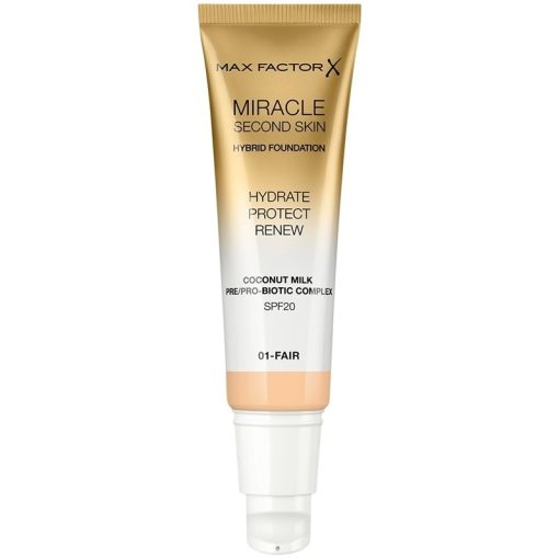 Max Factor Miracle Second Skin Foundation 01 Fair