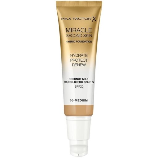 Max Factor Miracle Second Skin Foundation 05 Medium