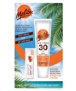 Malibu Sun Face Cream & Lipbalm SPF30 Blister Duo