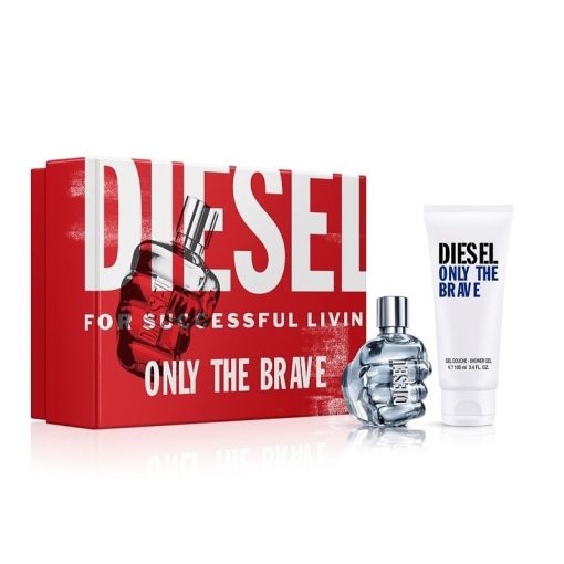 Giftset Diesel Only The Brave Edt 50ml + Shower Gel 100ml