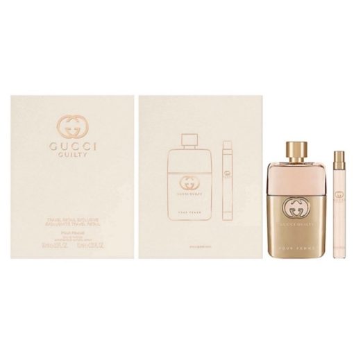 Giftset Gucci Guilty Edp 90ml + 10ml