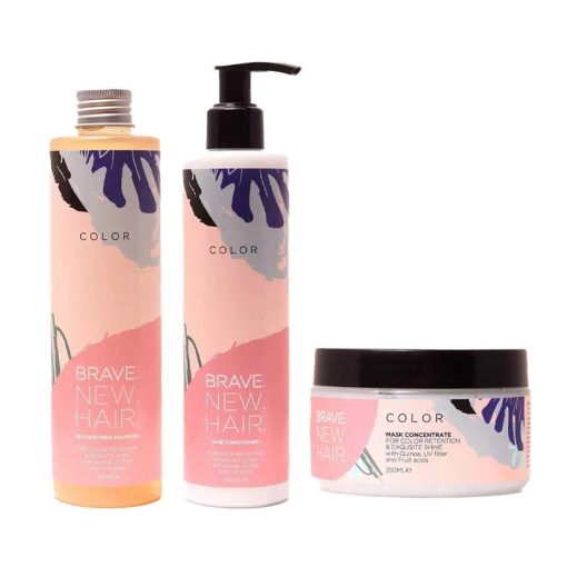 3-pack Brave. New. Hair. Color Schampoo + Conditioner + Mask