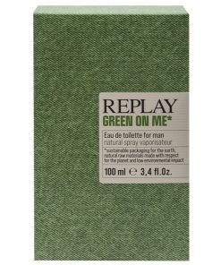 Replay Green On Me Man Edt 100ml