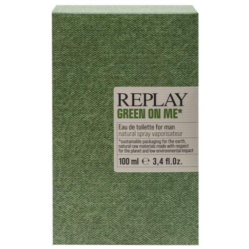 Replay Green On Me Man Edt 100ml