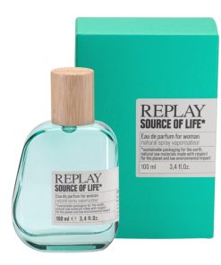 Giftset Replay Source Of Life Woman Edp 100ml + Pochette