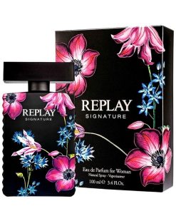 Giftset Replay Signature Woman Edp 100ml + Pochette