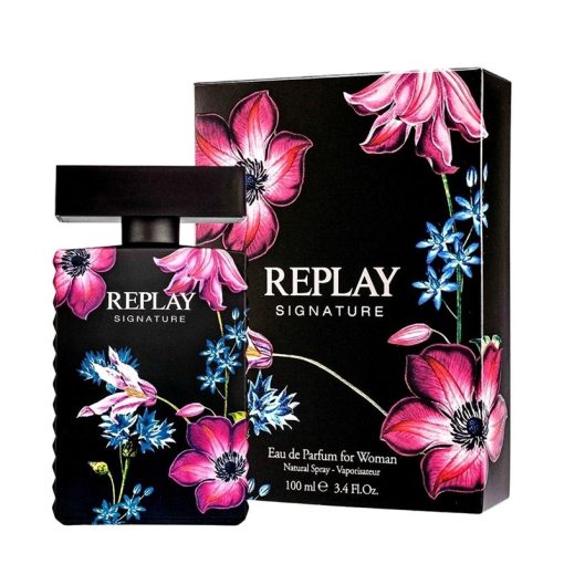 Giftset Replay Signature Woman Edp 100ml + Pochette