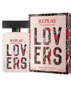 Giftset Replay Signature Lovers Woman Edt 100ml + Pochette