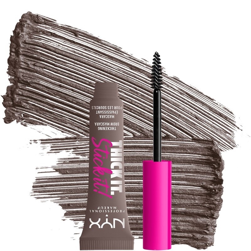NYX PROF. MAKEUP Thick it. Stick it! Brow Mascara - Cool Ash Brown NYX PROF. MAKEUP Thick it. Stick it! Brow Mascara - Cool Ash Brown