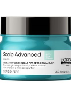 L'Oreal Professionnel Serie Expert Scalp Advanced Anti-Oiliness 2-in-1 Deep Purifier Clay Mask 250ml