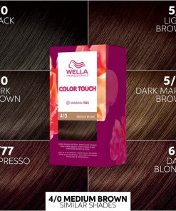 Wella Color Touch Pure Naturals 4/0 Medium Brown