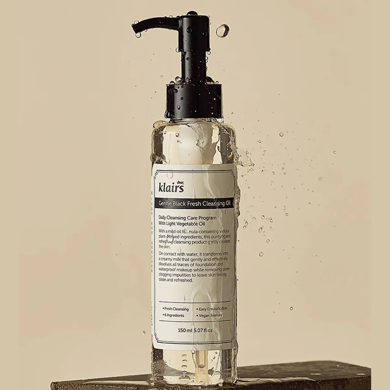 Klairs Gentle Black Fresh Cleansing Oil 150ml Klairs Gentle Black Fresh Cleansing Oil 150ml