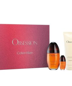 Giftset Calvin Klein Obsession Edp 100ml + Body Lotion 200ml + Edp 15ml