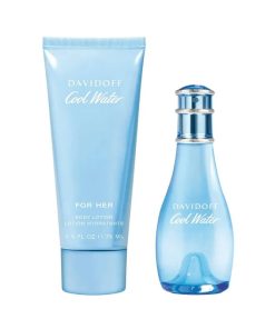 Giftset Davidoff Cool Water Woman Edt 30ml + Body Lotion 75ml